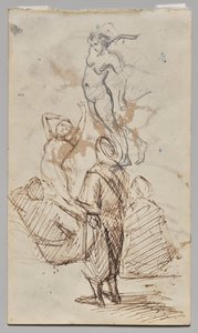 Blatt mit Studien von Paul Cézanne