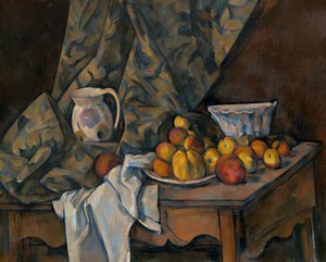 Stillleben mit Äpfeln und Pfirsichen, ca. 1905 von Paul Cézanne