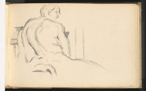 Studie von Pugets "Ruhender Herkules" von Paul Cézanne