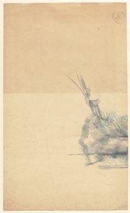 Studie eines Felsens von Paul Cézanne