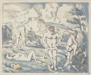 Die Badenden: Große Platte, 1898
