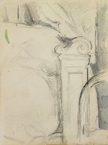 Das Bettgestell von Paul Cézanne