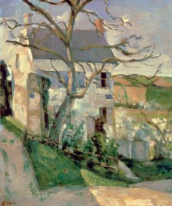 Das Haus und der Baum, ca. 1873-74 von Paul Cézanne