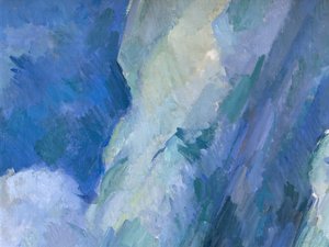 Die großen Badenden, ca. 1900-06 (Detail) von Paul Cézanne