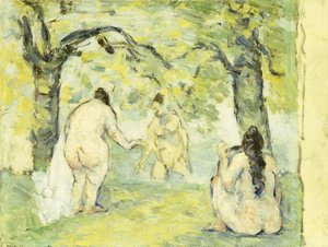 Drei Badende, 1875-77