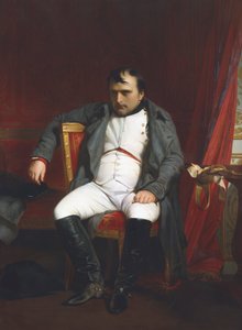 Napoleon in Fontainebleau während der ersten Abdankung - 31. März 1814, 1845