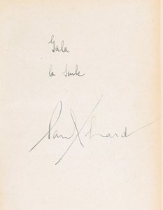 Handschriftliche Widmung in L