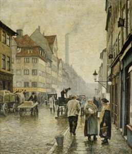 Krystalgade, Kopenhagen von Paul Fischer