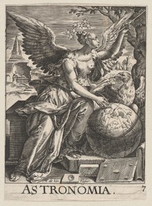 Tafel 7: Astronomia, aus Die sieben freien Künste, ca. 1628-66 von Paul Fürst