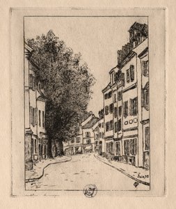 Sechs Radierungen: Notre Dame, Pontoise