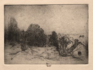 Sechs Radierungen: Vesnots, Auvers an der Oise