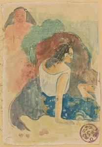 Arearea no Varua Ino (Worte des Teufels) [recto] von Paul Gauguin