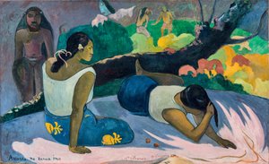 Arearea no Varua ino Worte des Teufels oder liegende tahitianische Frauen von Paul Gauguin