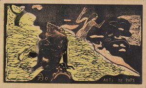Auti Te Pape Frauen am Fluss aus der Serie Noa Noa, 1893-1894