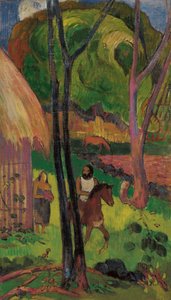 Reiter vor der Hütte, 1902 von Paul Gauguin
