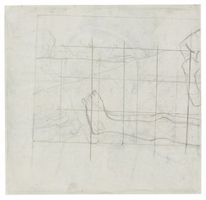 Entwurf für eine Jardiniere: Die Toilette von Paul Gauguin