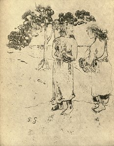 Zeichnung, 1936 von Paul Gauguin