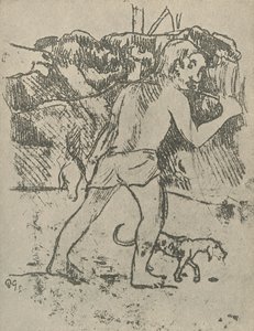 Zeichnung, 1936 von Paul Gauguin