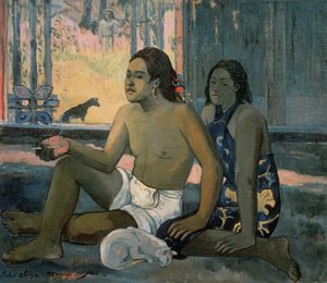 Eiaha Ohipa oder Tahitianer in einem Raum von Paul Gauguin
