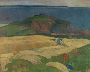 Ernte (Le Pouldu) von Paul Gauguin