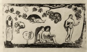 Frauen, Tiere und Laub