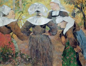 Vier bretonische Frauen, 1886 von Paul Gauguin