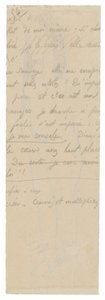 Fragment einer langen Inschrift von Paul Gauguin
