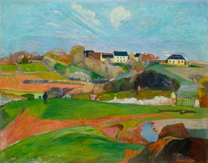 Landschaft bei Le Pouldu von Paul Gauguin