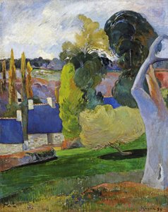 Bauernhof in der Bretagne II von Paul Gauguin