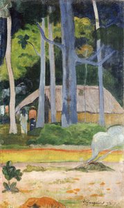 Hütte in den Bäumen