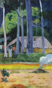 Hütte unter Bäumen, 1892