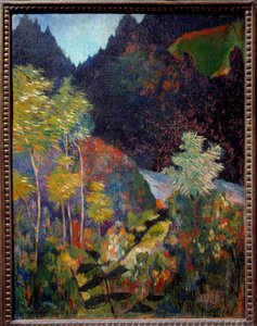Landschaft, Gemälde von Paul Gauguin