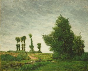 Landschaft mit Pappeln von Paul Gauguin
