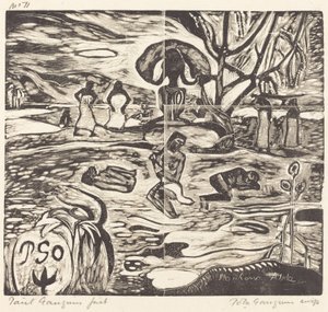 Mahana Atua (Die Speise der Götter) von Paul Gauguin