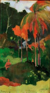 Mahana maa I von Paul Gauguin