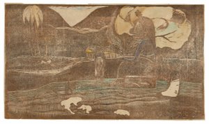 Maruru (Dankesgaben), aus der Noa Noa Suite von Paul Gauguin