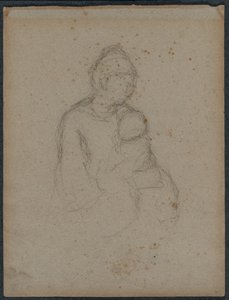 Mutter und Kind recto, 1870er Jahre von Paul Gauguin