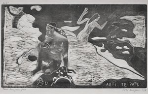 Noa Noa: Frauen am Fluss (Auti Te Pape) von Paul Gauguin