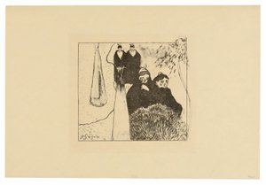 Alte Frauen von Arles, aus der Volpini Suite