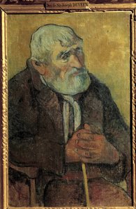Alter Mann mit Stock von Paul Gauguin (1848-1903) 1890 von Paul Gauguin