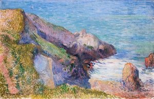 Felsen an der Bretagne-Küste