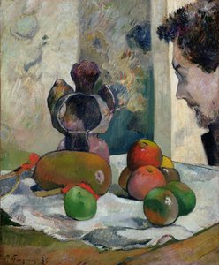 Stillleben mit Profil von Laval von Paul Gauguin