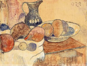 Stillleben mit Krug und Früchten, ca. 1899