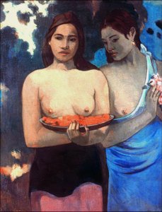 Tahiti: Zwei tahitianische Frauen