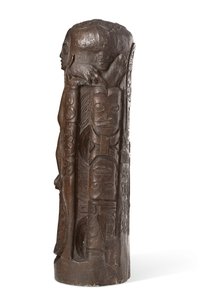 Tahitischer Totem zu Christus am Kreuz, nach 1894 von Paul Gauguin