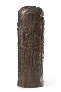 Tahitischer Totem zu Christus am Kreuz, nach 1894