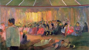 Te Fare Hymenee von Paul Gauguin