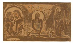 Te atua (Der Gott), aus der Noa Noa Suite