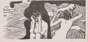 Die schwarzen Felsen von Paul Gauguin