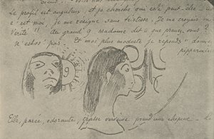 Das Profil ist eckig, 1936 von Paul Gauguin